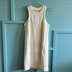 Lululemon Softstreme Back In Action Dress size 6 NWT Lemon Sorbet